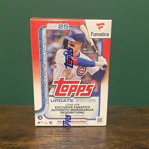 2025 Topps Update Baseball Blaster Box Fanatics Exclusive Factory Sealed. NIB.
